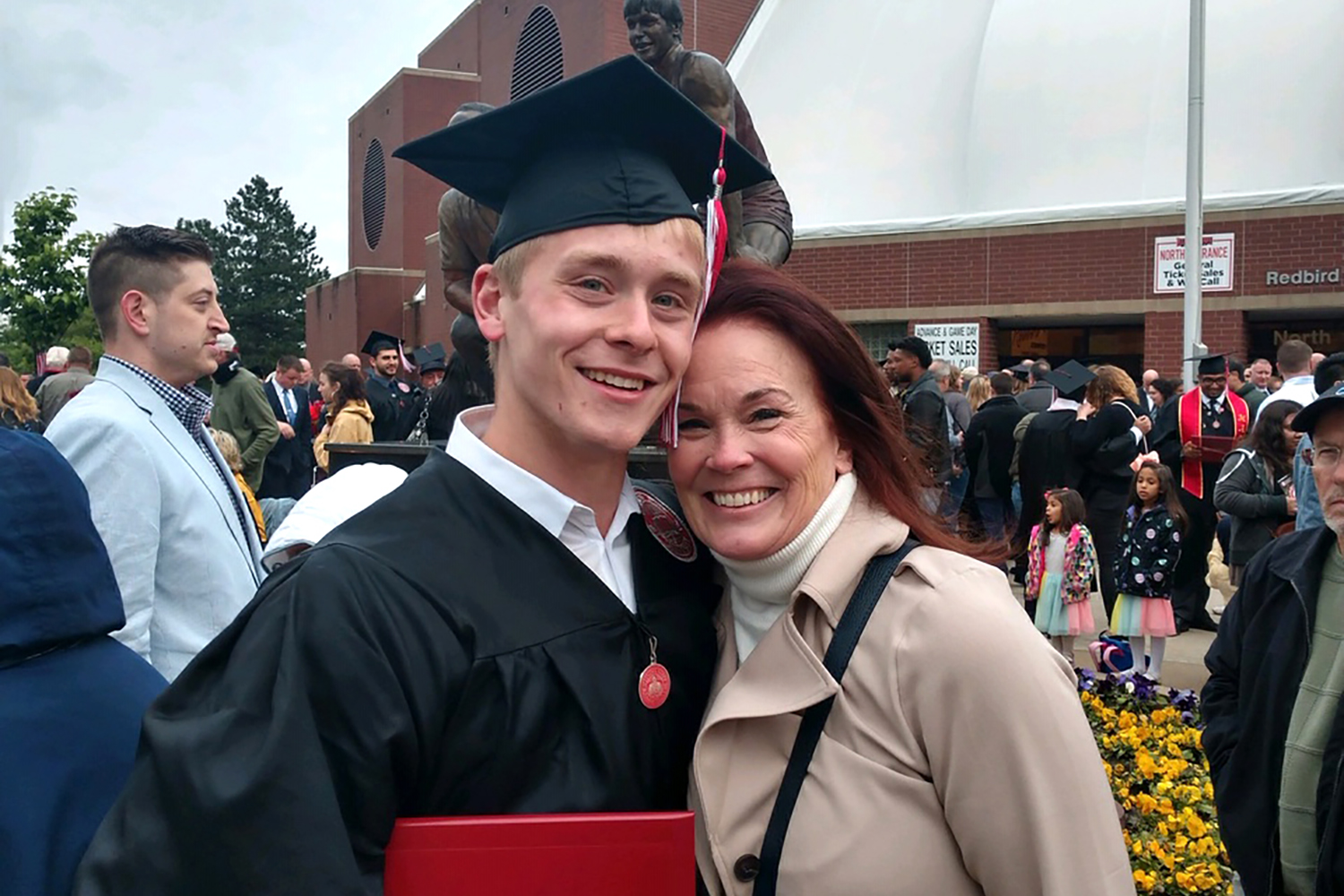 Sam Levinson with her son Jacobs Graduation copy