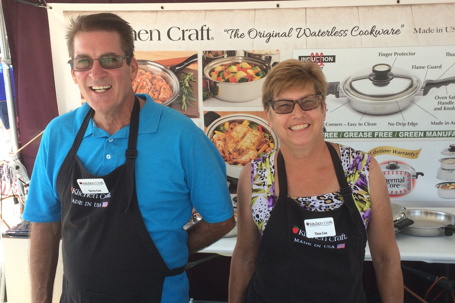 Terry & Tina Cox in Booth copy